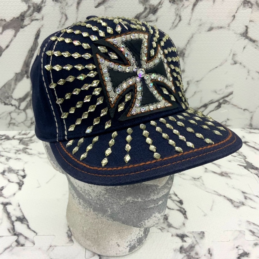 Men’s Fashion Denim White All Over Laguna Beach Hat